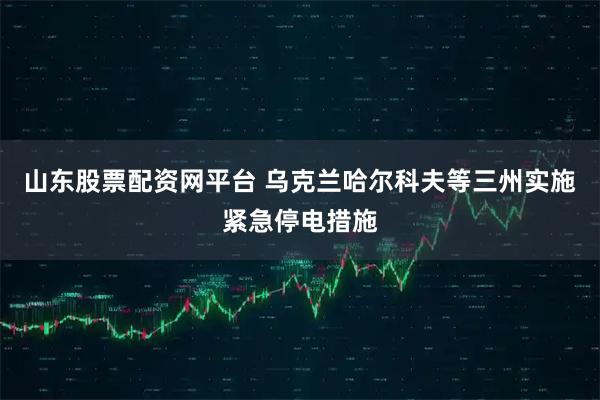 山东股票配资网平台 乌克兰哈尔科夫等三州实施紧急停电措施