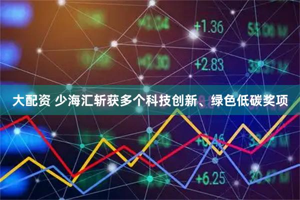 大配资 少海汇斩获多个科技创新、绿色低碳奖项
